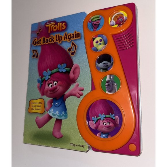 DreamWorks Trolls - Get Back Up Again Music Book 9781503712423 Board Book Wagner - Picture 3 of 10